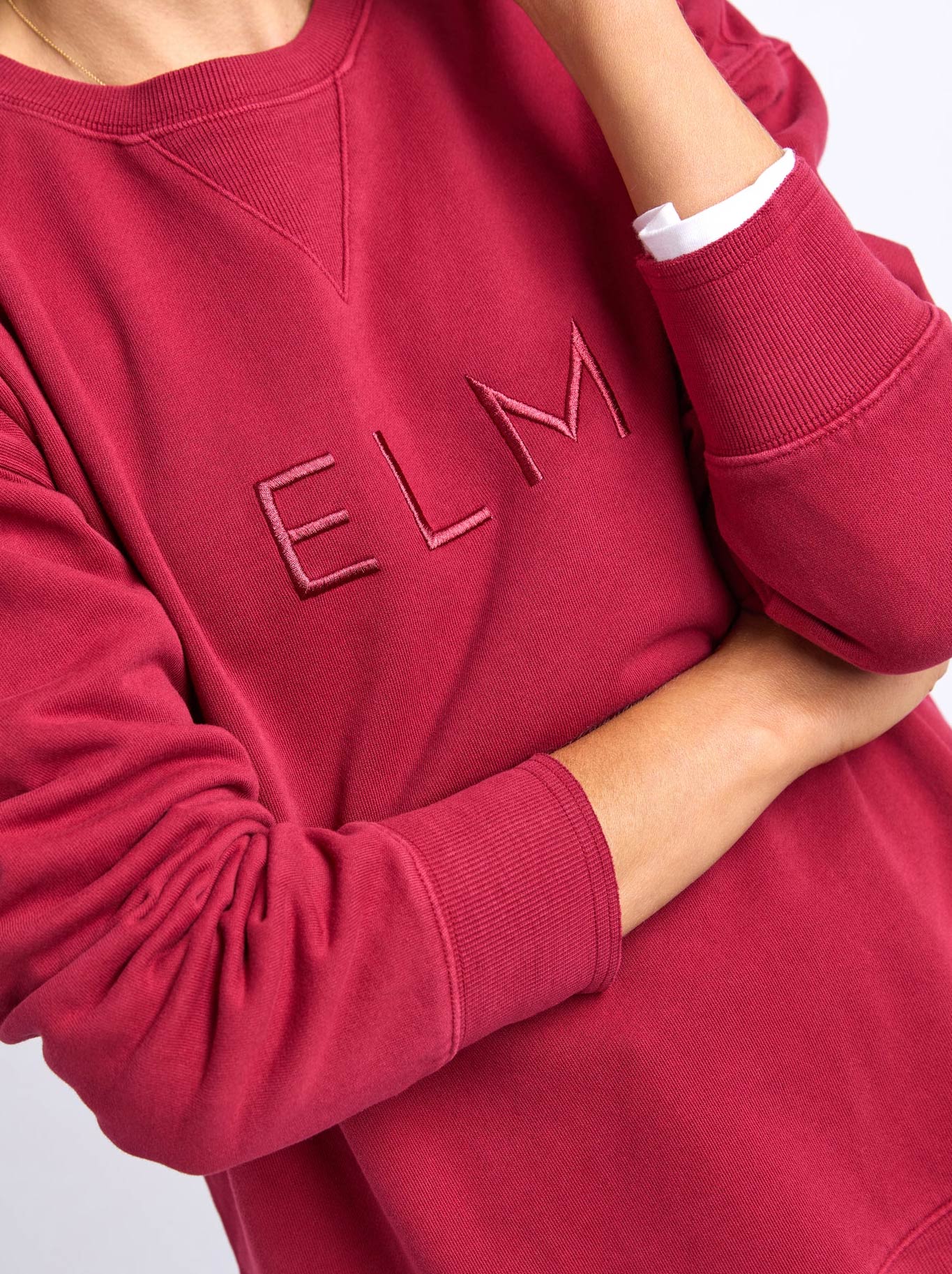 Elm Established Crew (Maroon)