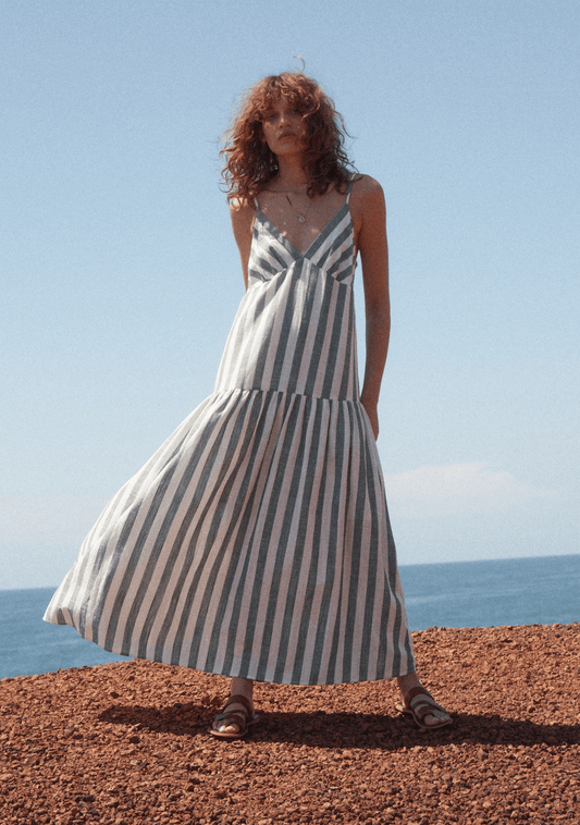 Image of Dresses. Productname: Auguste The Label Elowen Maxi Dress in Green colour by brand - Auguste The Label