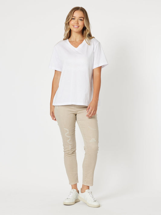 Threadz LA Stretch Pull On Jean (Natural)