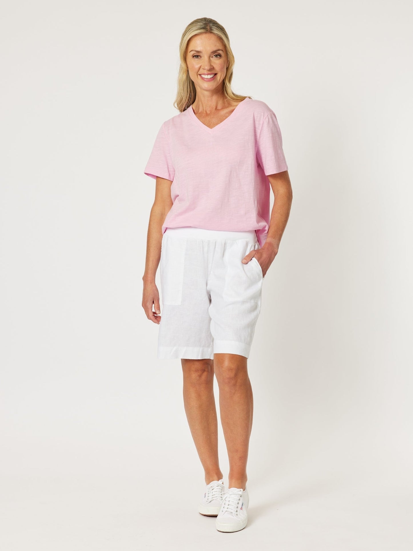 Gordon Smith Jordan Linen Short (White)