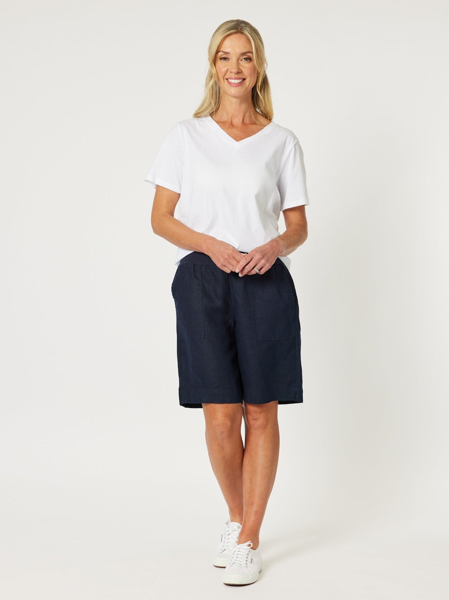Gordon Smith Jordan Linen Short (Navy)
