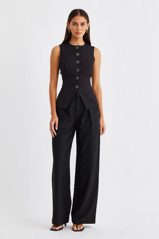 Image of Coats & Jackets. Productname: SNDYS EMILIANA TOP in Black colour by brand - SNDYS