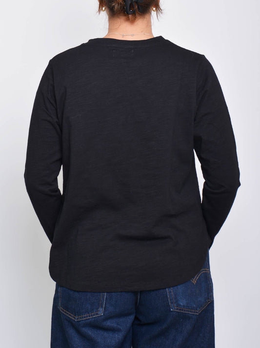 ENNI LONG SLEEVE TEE (Black)