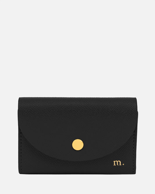 Image of Wallets & Money Clips. Productname: The Daily Edited Essential Business Card Holder Black in Black colour by brand - The Daily Edited