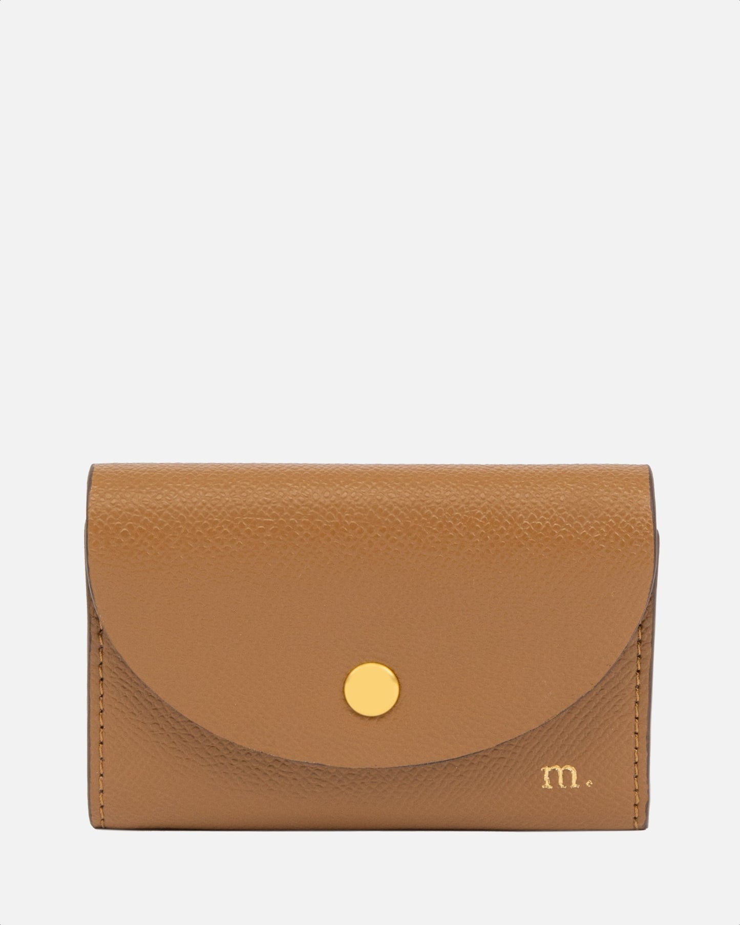 Image of Wallets & Money Clips. Product name - Essentials Business Card Holder Rich Tan in Tan colour by brand - The Daily Edited