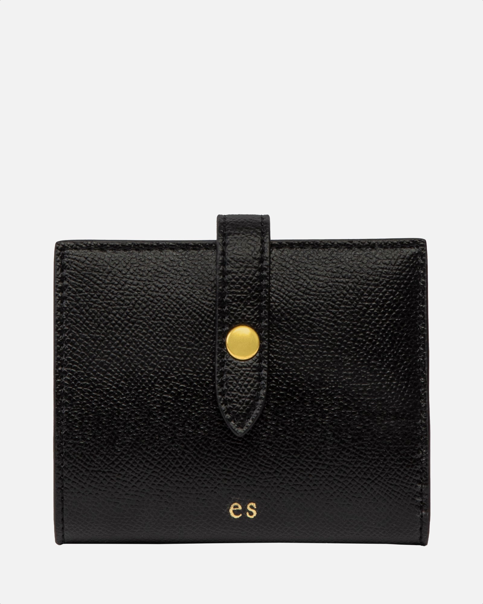 Image of Wallets & Money Clips. Product name - ESSENTIALS TAB WALLET BLACK in Black colour by brand - GROUP48