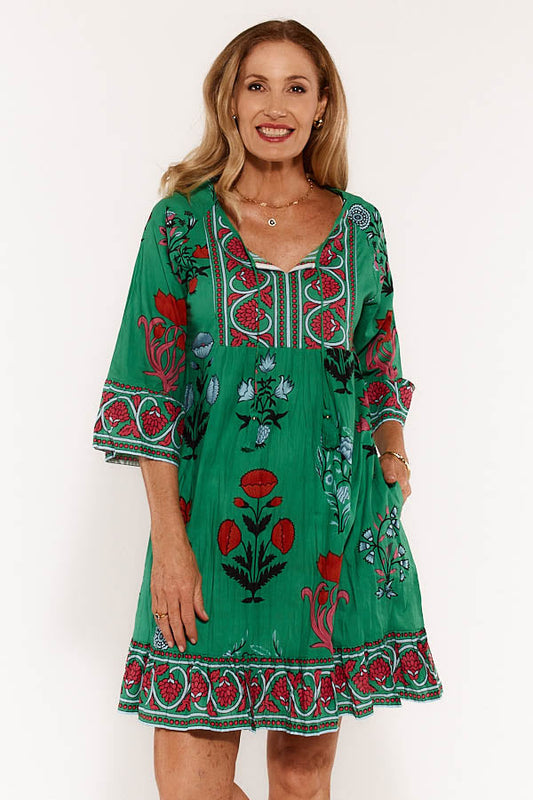 Image of Dresses. Productname: LulaLife Marcoola Dress Sea in Exclusive colour by brand - Lulalife