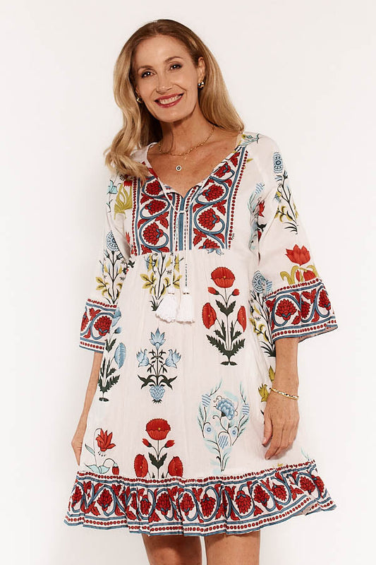 Image of Dresses. Productname: LulaLife Marcoola Dress White in White colour by brand - Lulalife