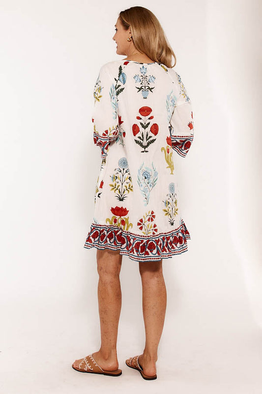 LulaLife Marcoola Dress (White)