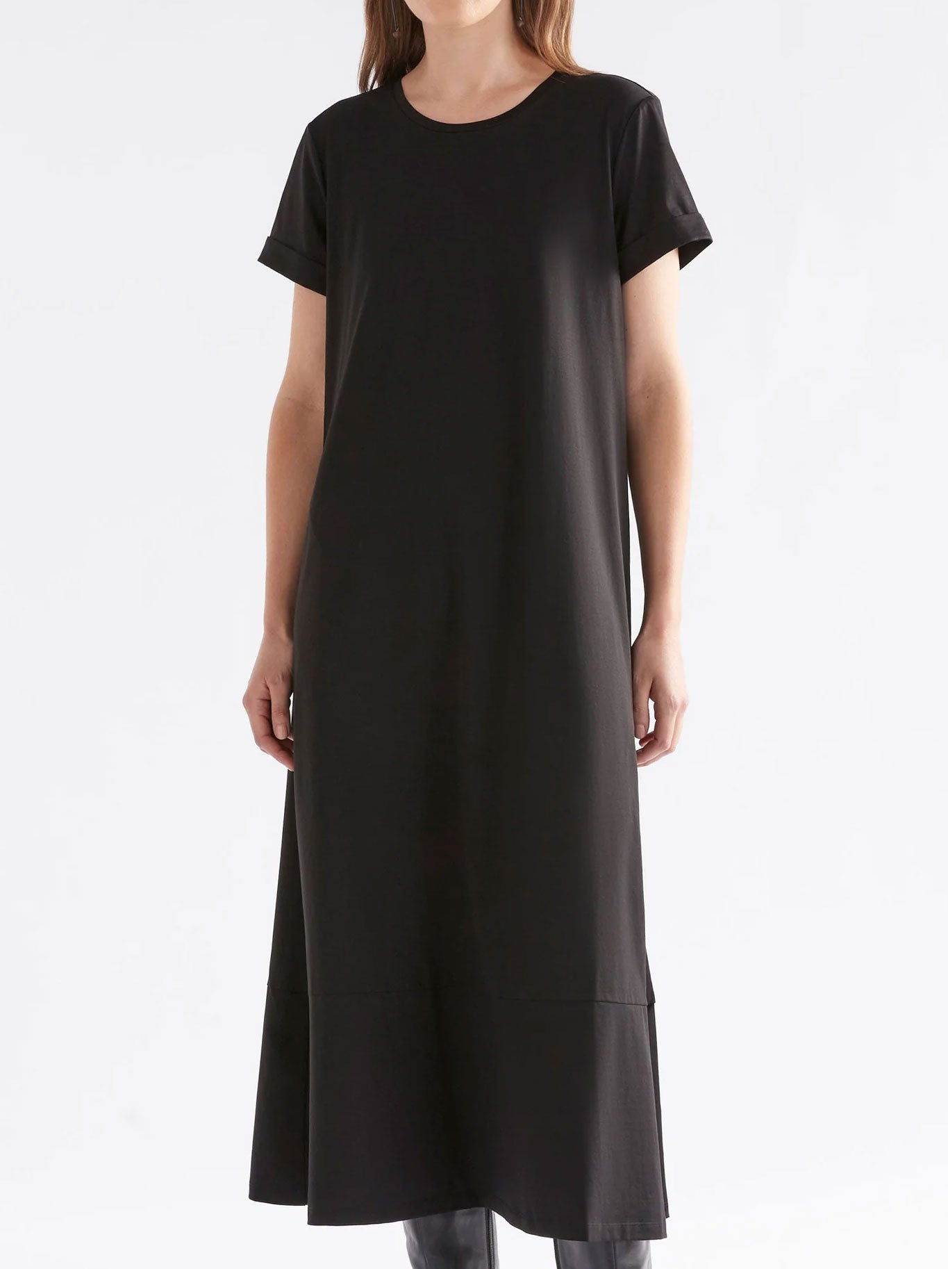 Image of Dresses. Productname: ELK HAKI DRESS in Black colour by brand - Elk
