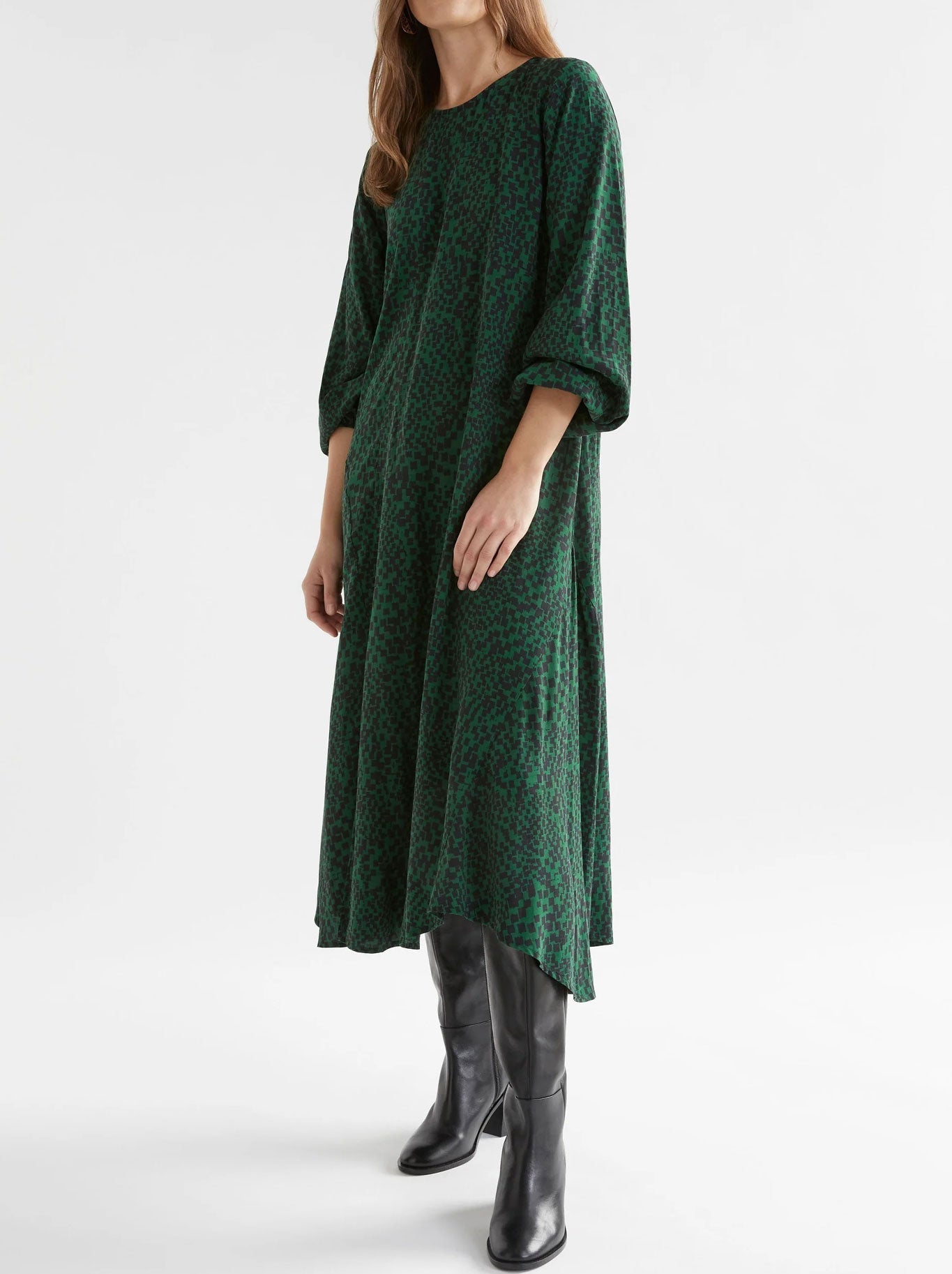 ELK DEGA DRESS (Green)