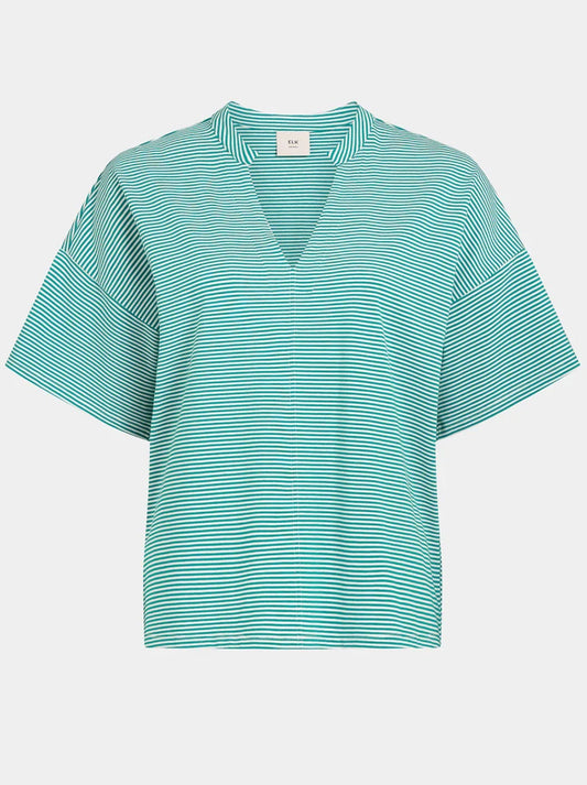 ELK EVVE T SHIRT (Bright Teal/White)
