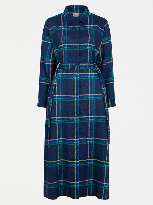 ELK PAIMO SHIRT DRESS (Elba Check)