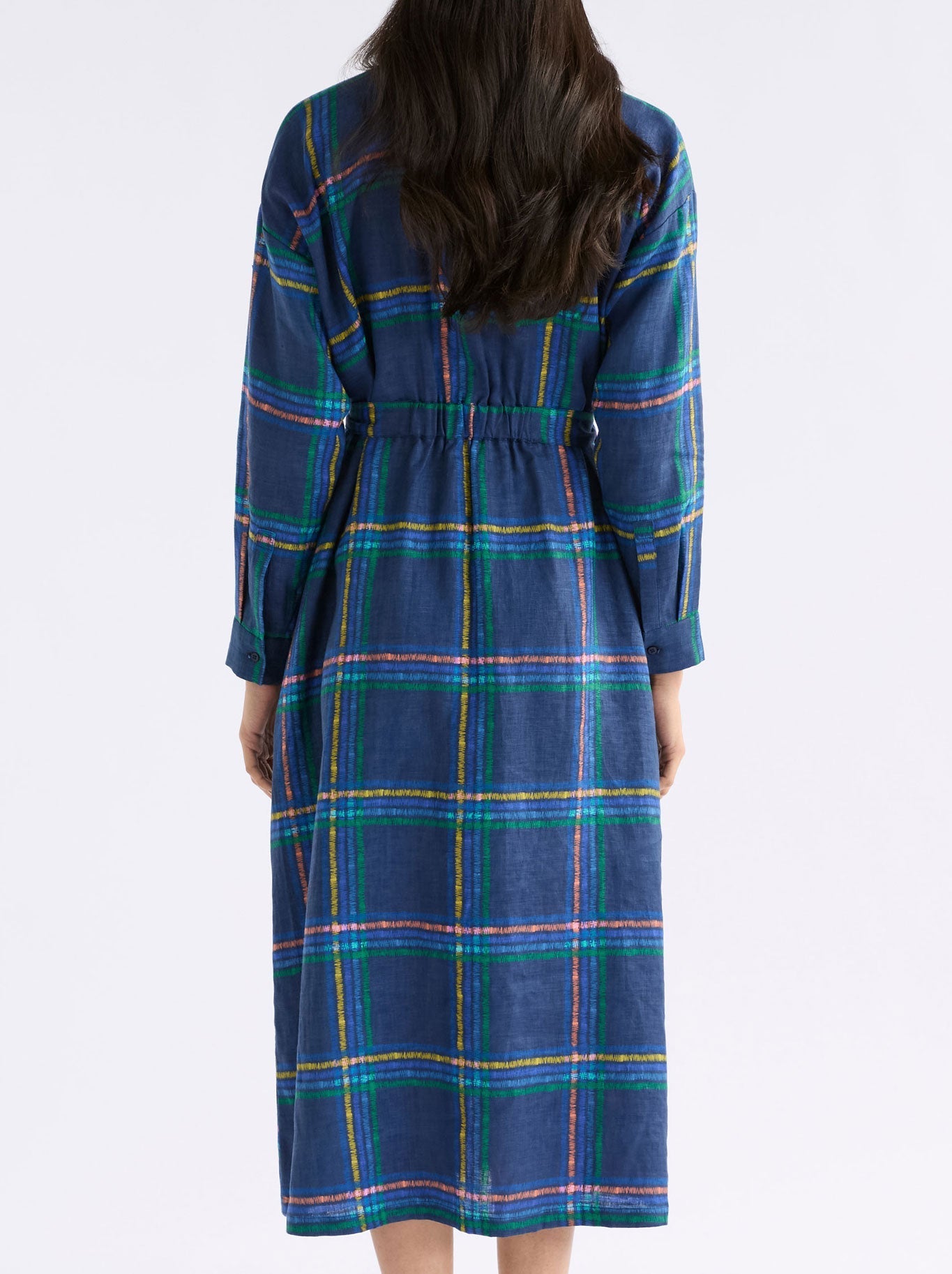 ELK PAIMO SHIRT DRESS (Elba Check)