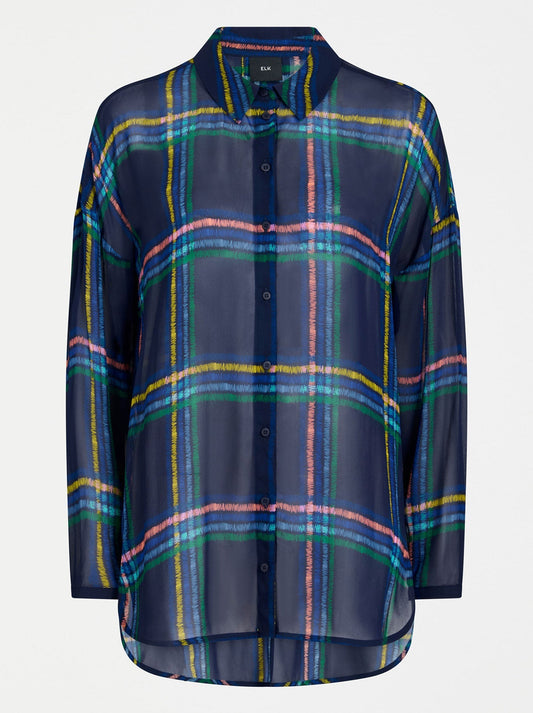 ELK EIR SHEER SHIRT (Elba Check)