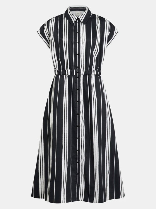 ELK REZA SHIRT DRESS (Fez Print Black)