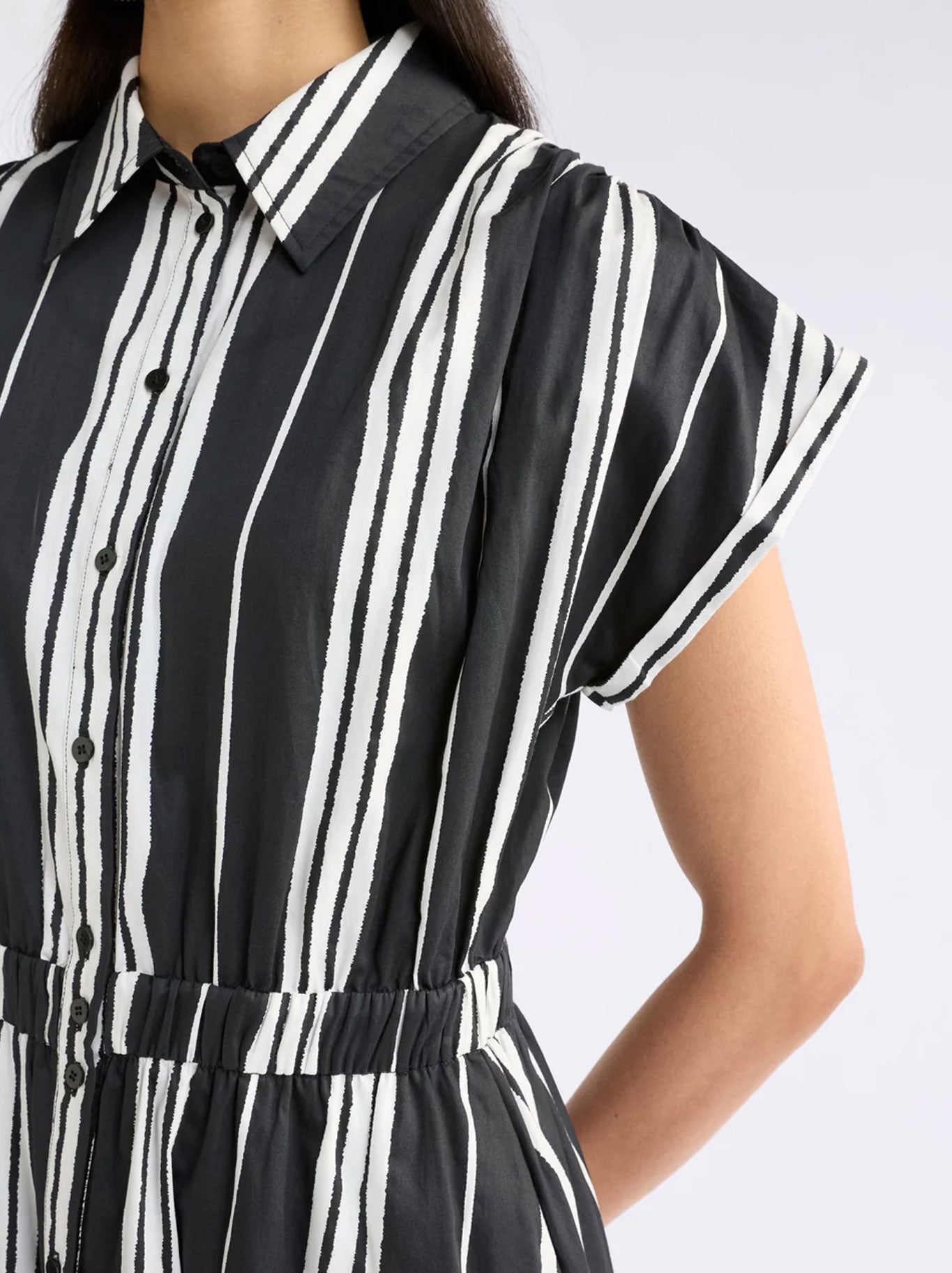 ELK REZA SHIRT DRESS (Fez Print Black)