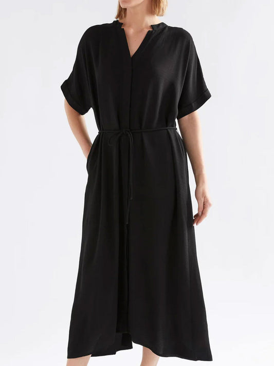 Image of Dresses. Productname: Elk Omia Shirt Dress in Black colour by brand - Elk