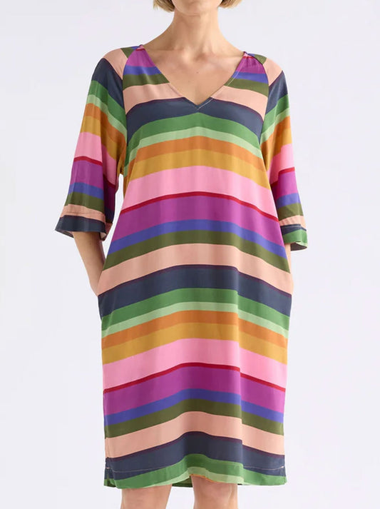 Image of Dresses. Productname: ELK FOLJER DRESS in Lysbro Print colour by brand - Elk