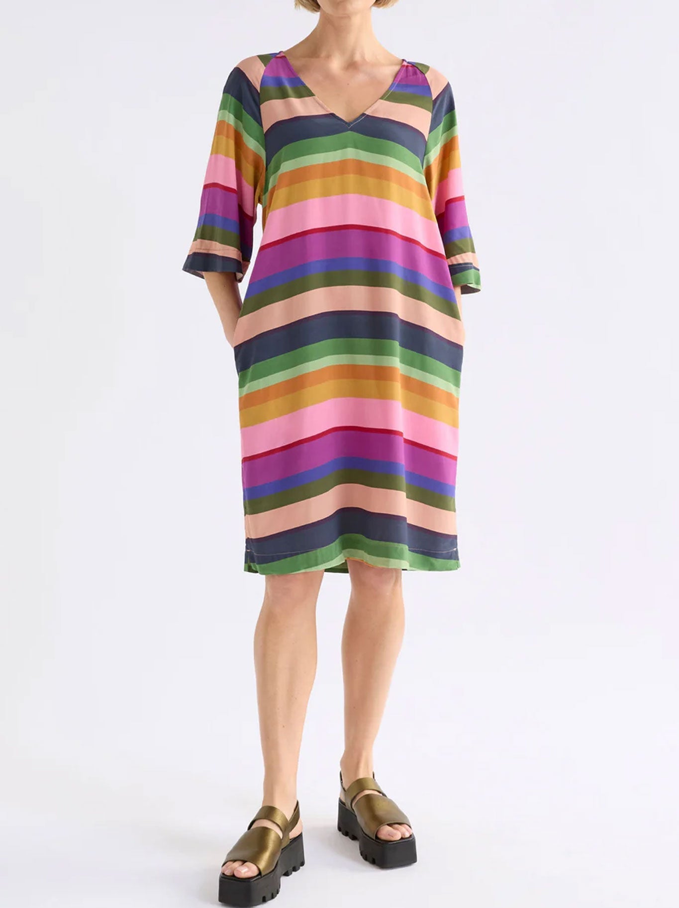ELK FOLJER DRESS (Lysbro Print)