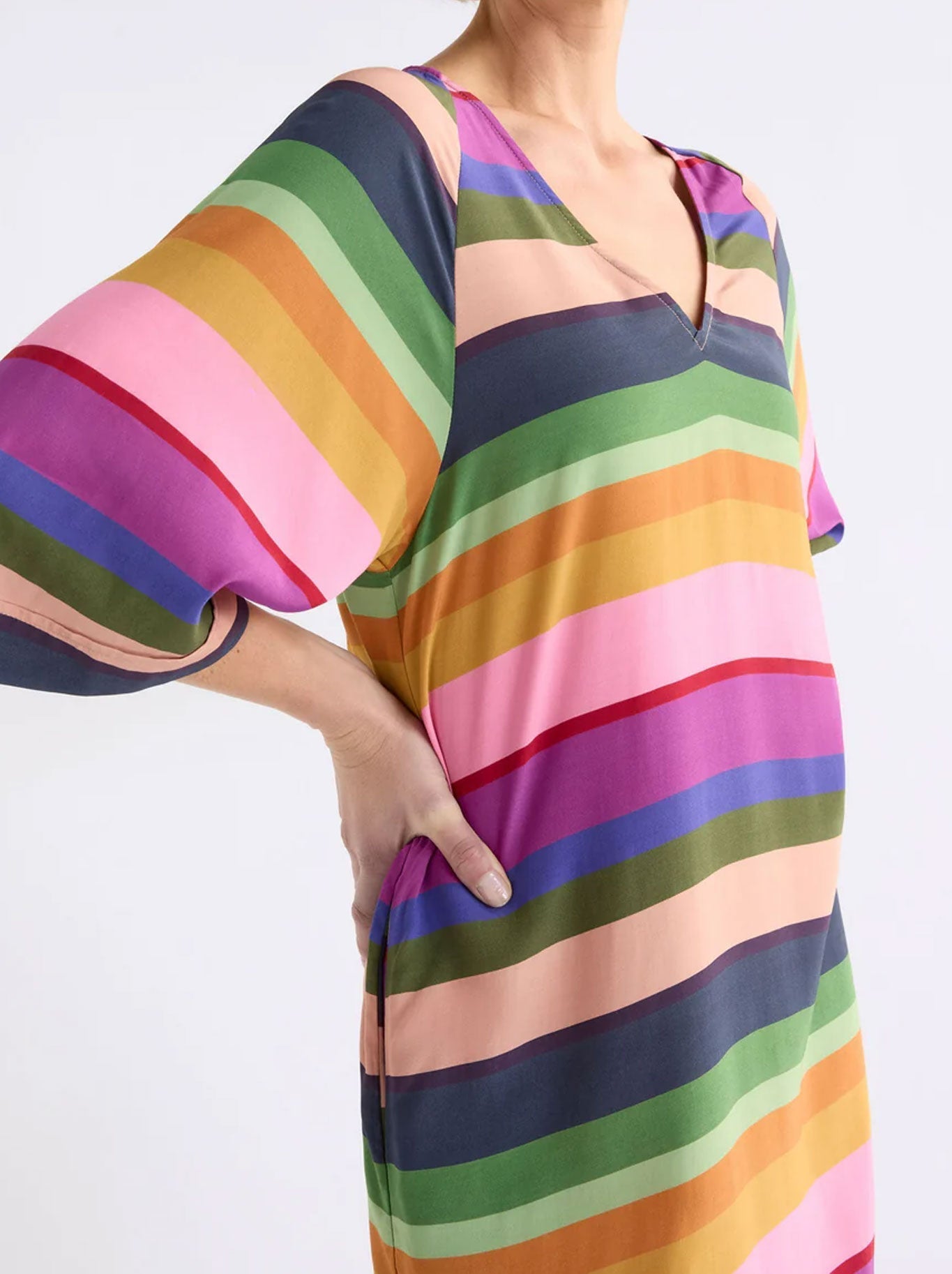 ELK FOLJER DRESS (Lysbro Print)