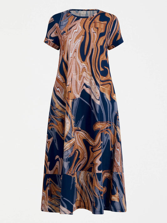 Elk Haki Dress (Brandr Print)