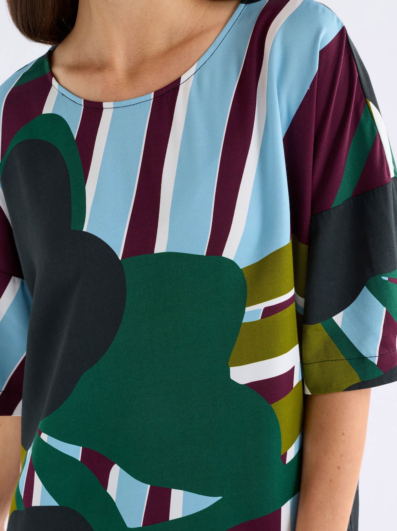 ELK KOBAII TOP (Stribe Print)