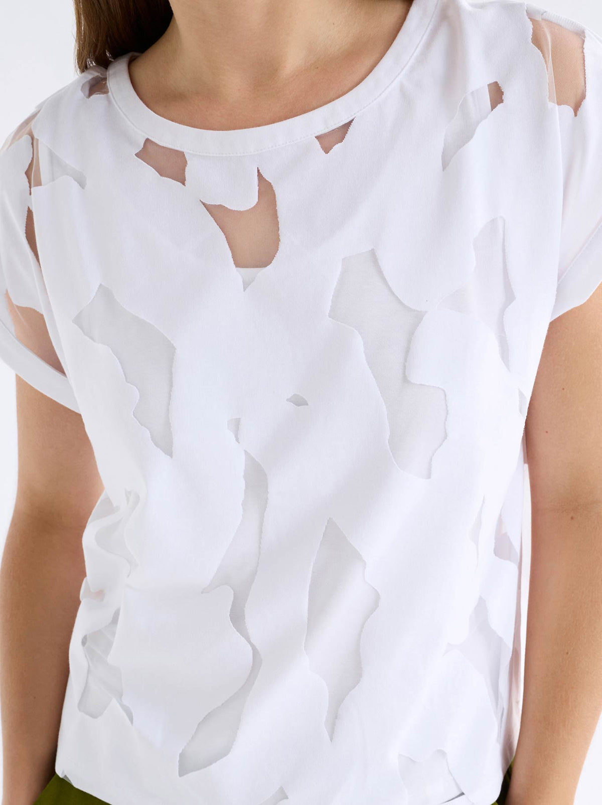 ELK VARR BURNOUT TOP (White)