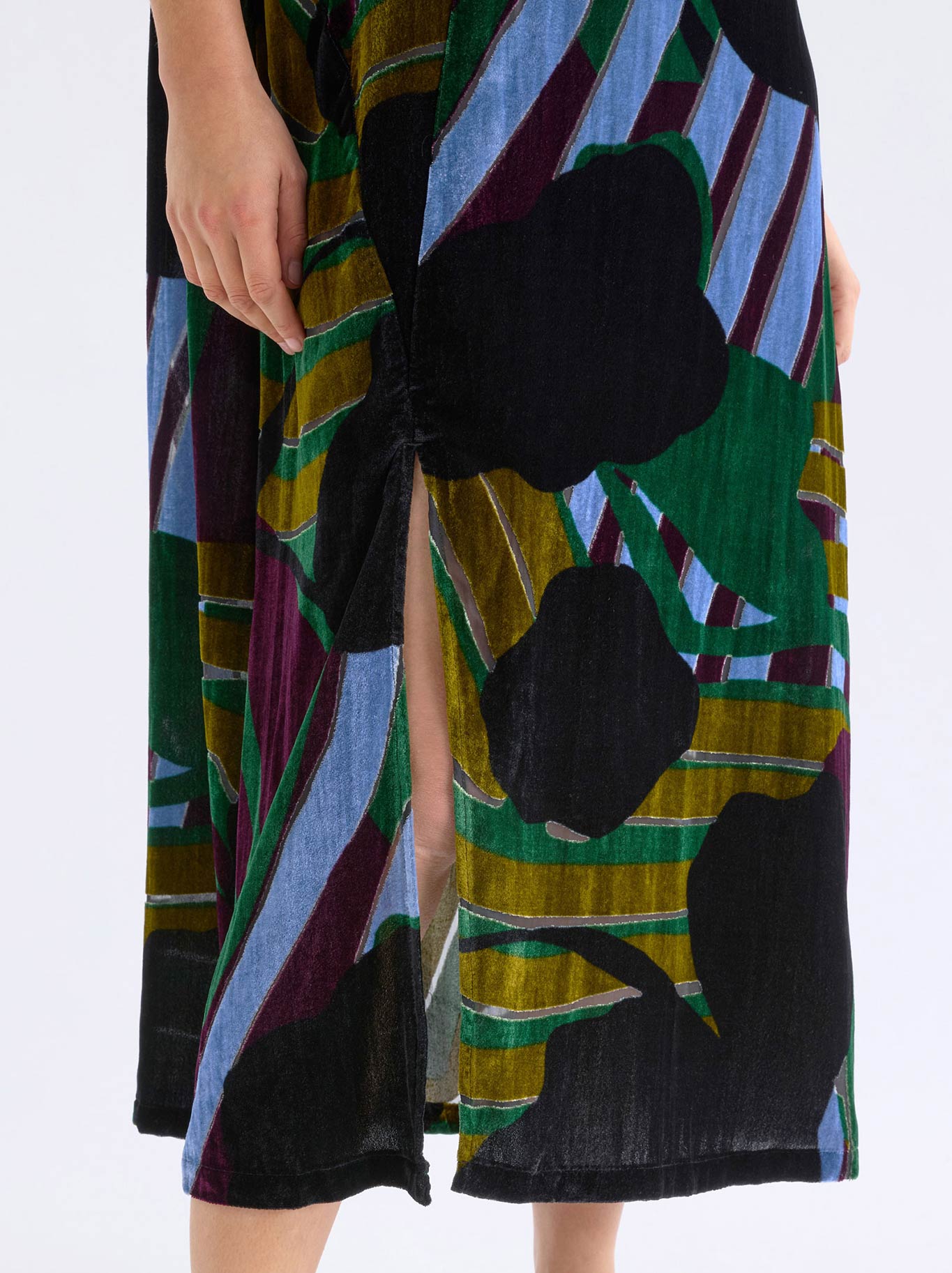 Elk Reihen Dress (Stribe Burnout)
