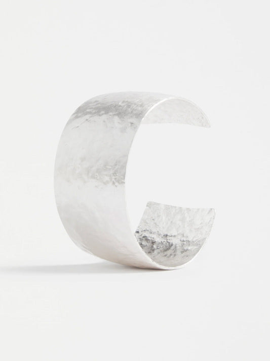Image of Jewelry. Productname: ELK GILD CUFF BANGLE in Silver colour by brand - Elk