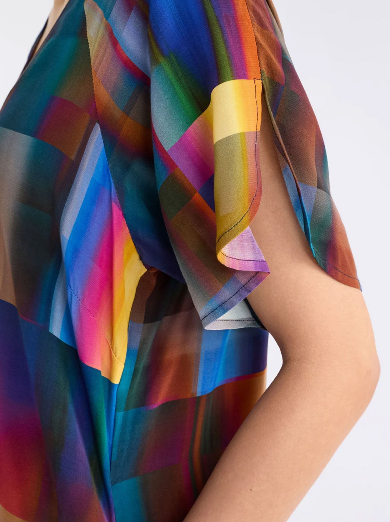 Elk Byde Short Dress (Ekko Print)