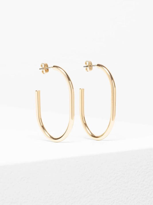 Image of Earrings. Productname: ELK REI EARRING in Gold colour by brand - Elk