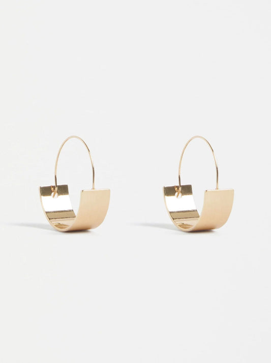 Elk Tona Small Hoop Earring (Gunmetal)