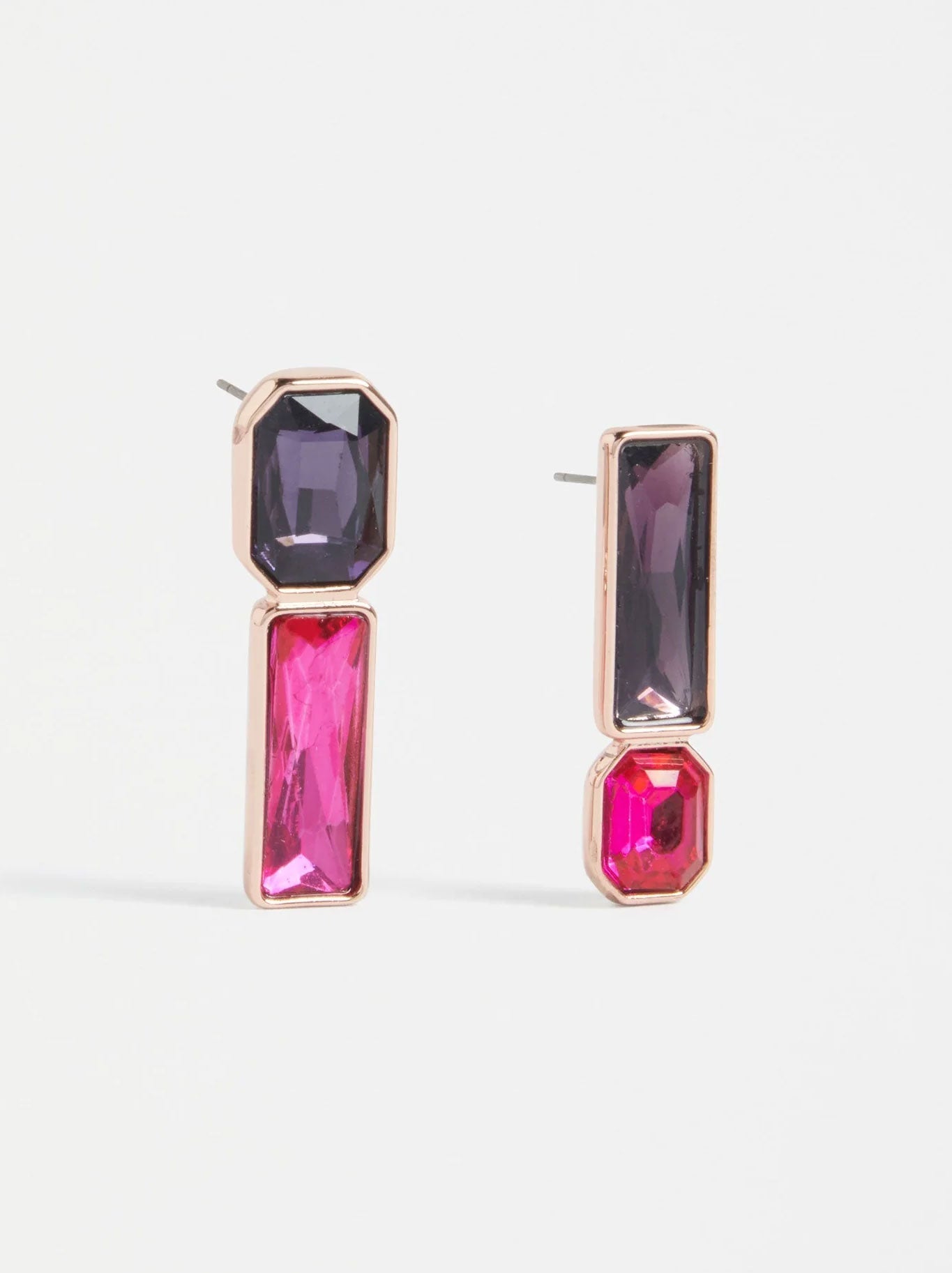 Image of Earrings. Productname: ELK JUVEL SMALL STUD EARRING in Pink Berry colour by brand - Elk