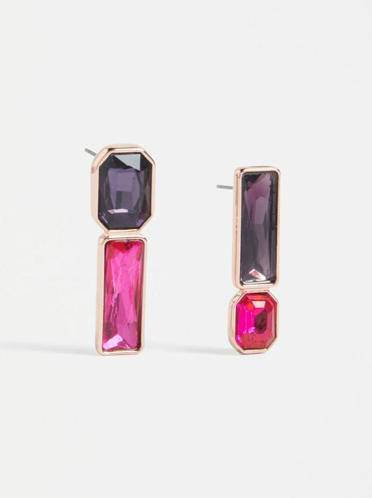 Image of Earrings. Productname: ELK JUVEL SMALL STUD EARRING in Pink Berry colour by brand - Elk