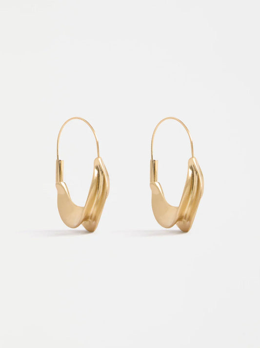 Image of Earrings. Productname: Elk Siita Hoop Earring in Silver colour by brand - Elk