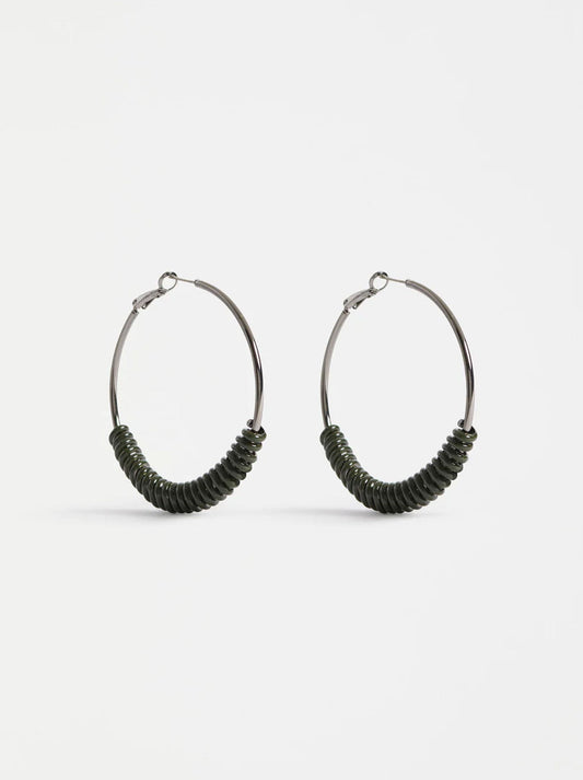 ELK VRID HOOP EARRING (Cobalt)