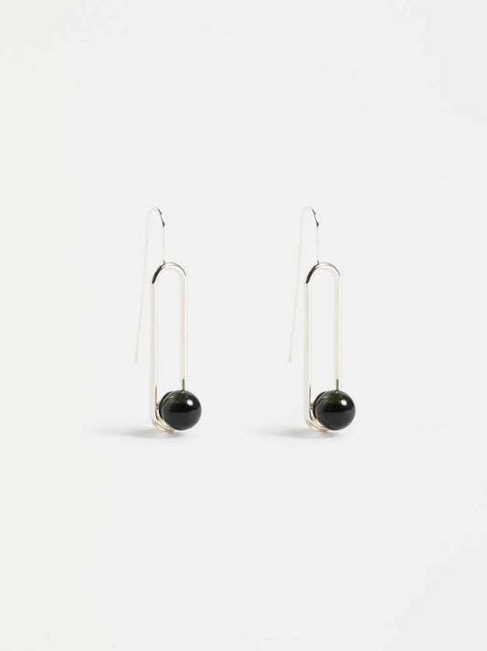 ELK LASPAR HOOK EARRING (Merlot)