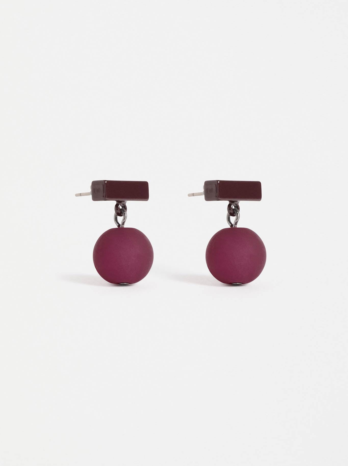 Image of Earrings. Product name - Elk Sjetka Earring in Shiraz colour by brand - Elk
