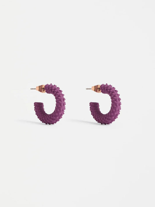 ELK EKSTAA MINI HOOP EARRING (Mulberry)