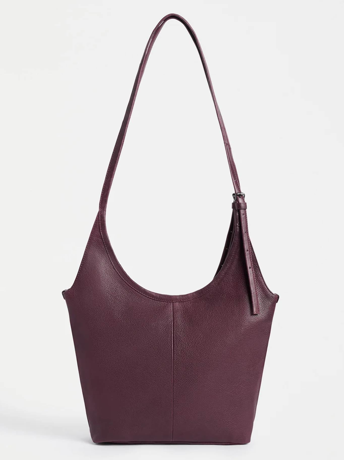 Image of Bags. Product name - Elk Gaele Large Crossbody Bag in Bordeaux colour by brand - Elk