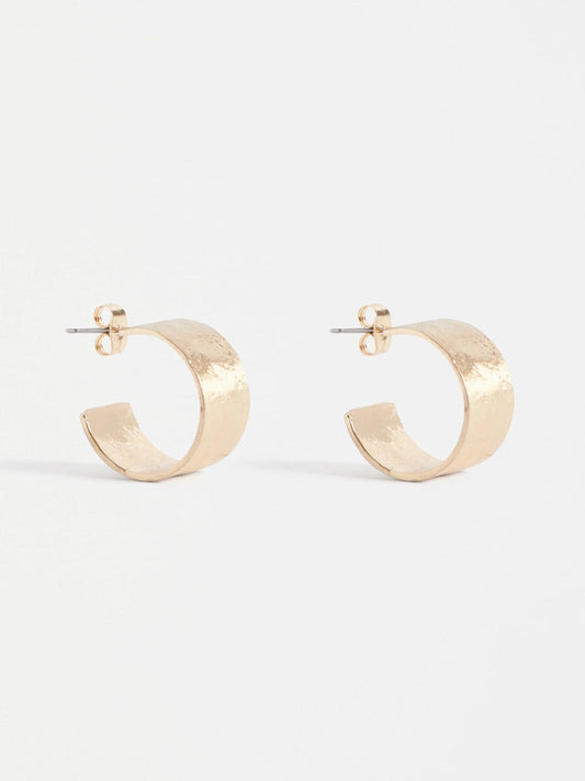 Image of Accessories. Product name - Elk Gild Hoop Earring in Gold colour by brand - Elk