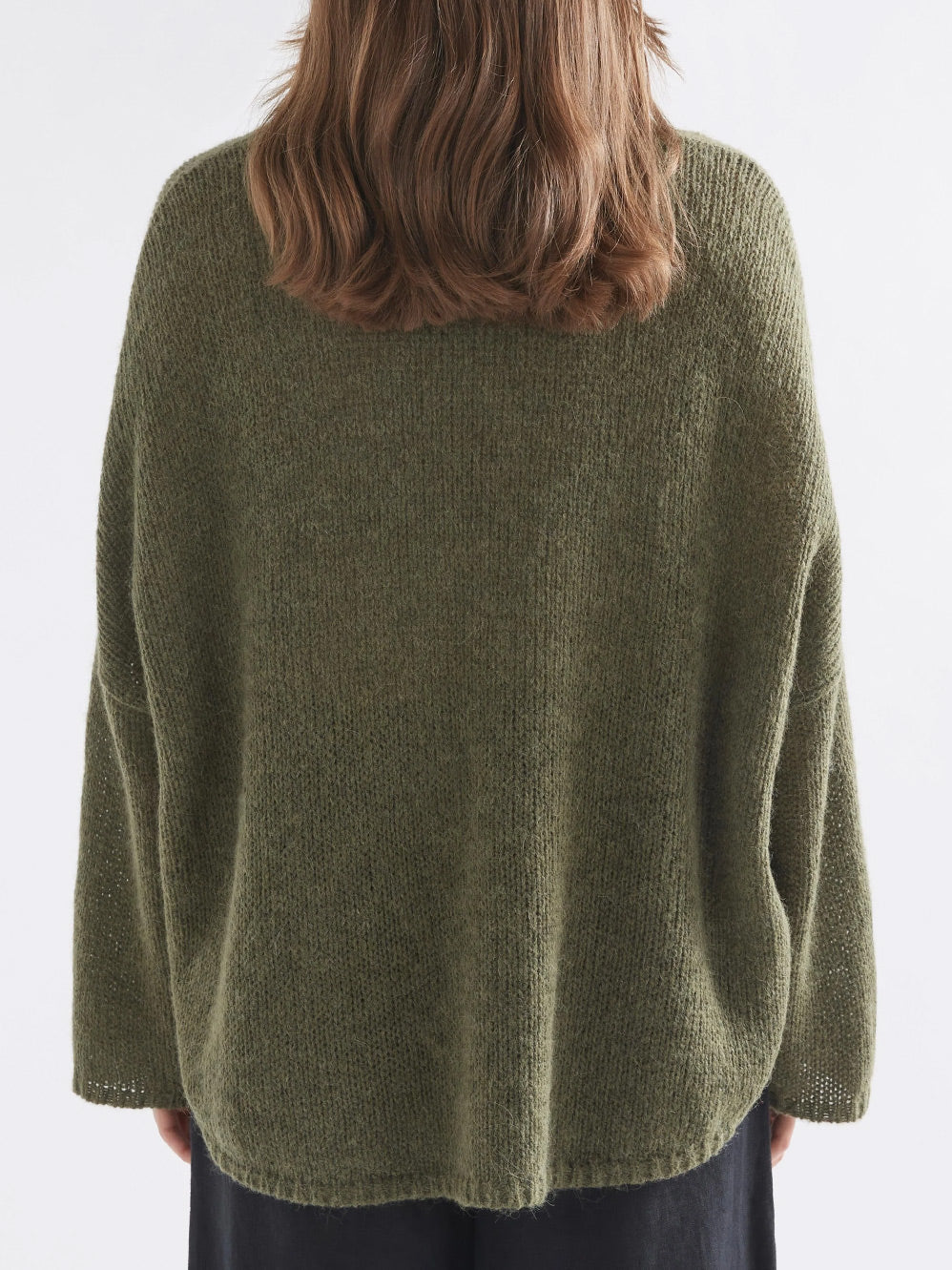 ELK AGNA LUNA SWEATER (Dark Olive)