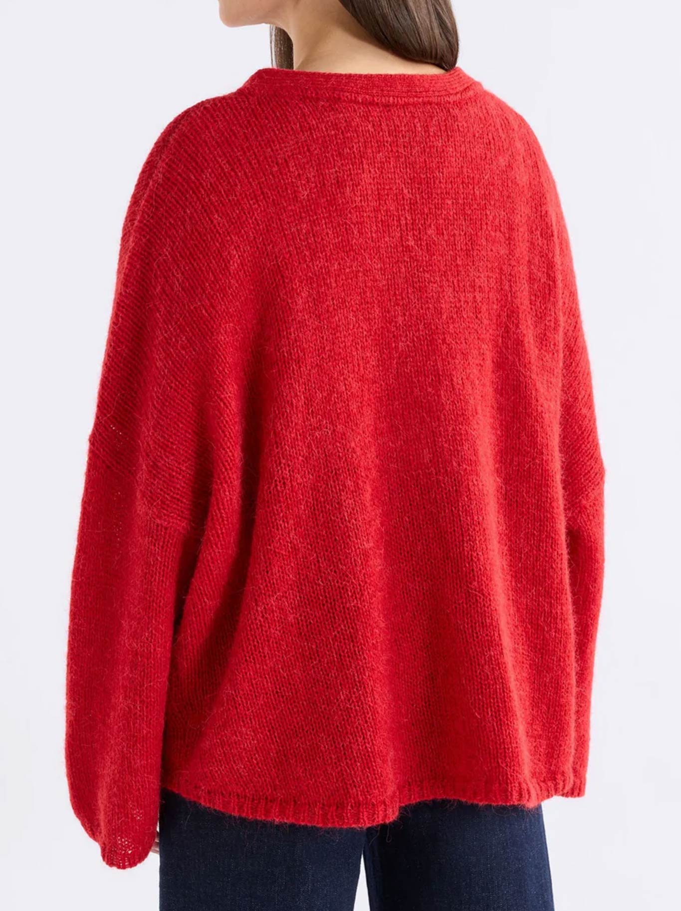 Elk Agna Sweater (Flame Red)