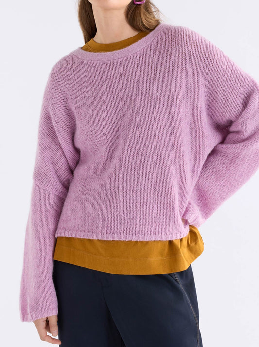 ELK AGNA SWEATER (Violet Marle)