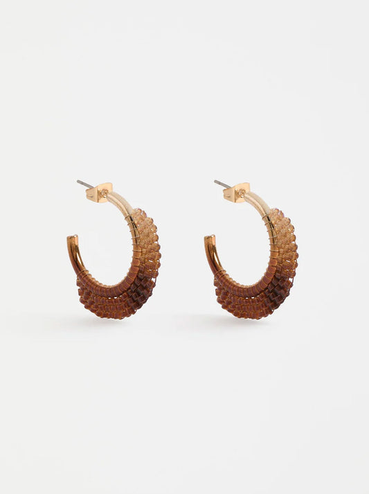 Elk Kevv Hoop Earring (Teal)