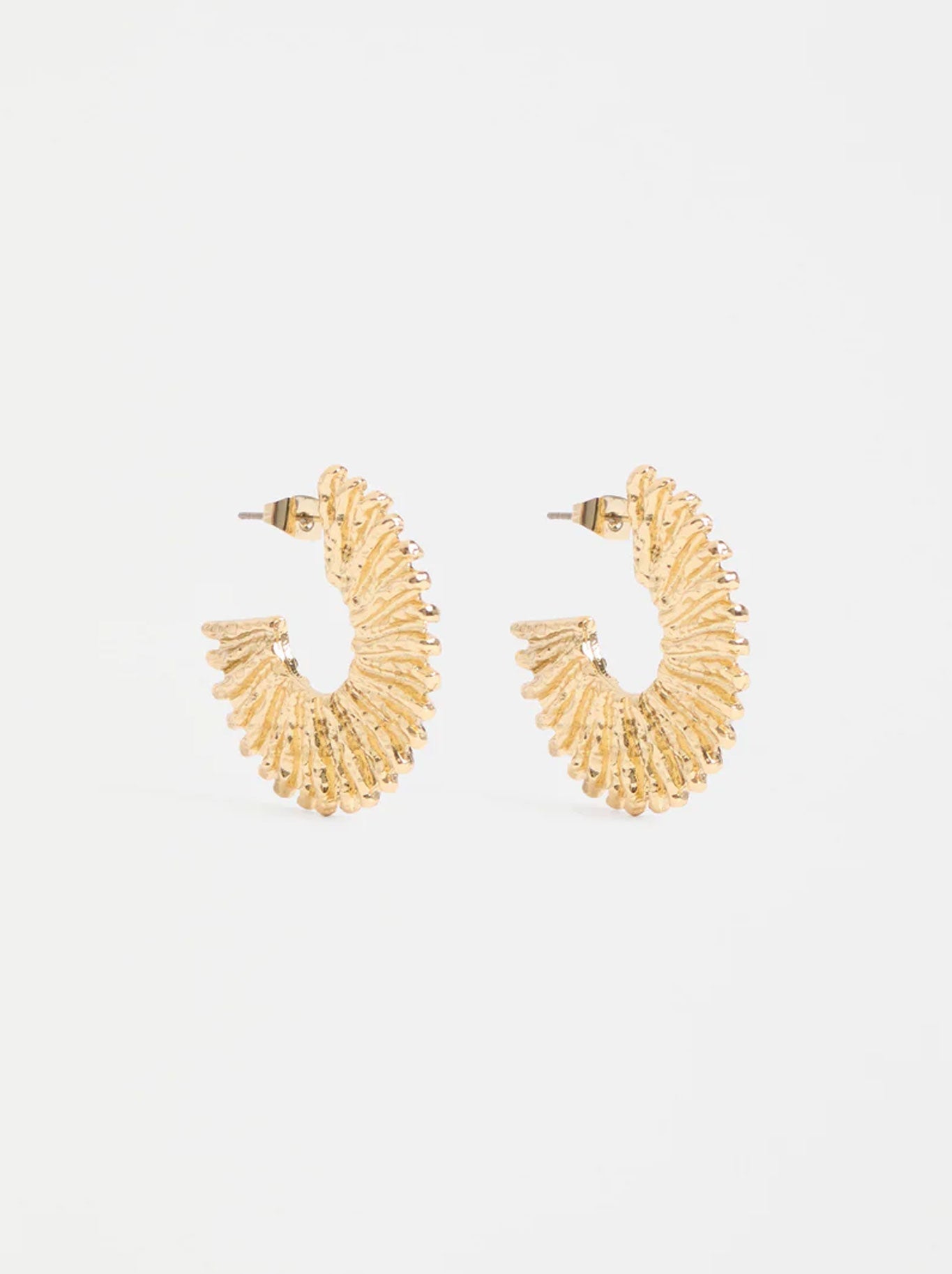 ELK KRUSEN HOOP EARRING (Gunmetal)