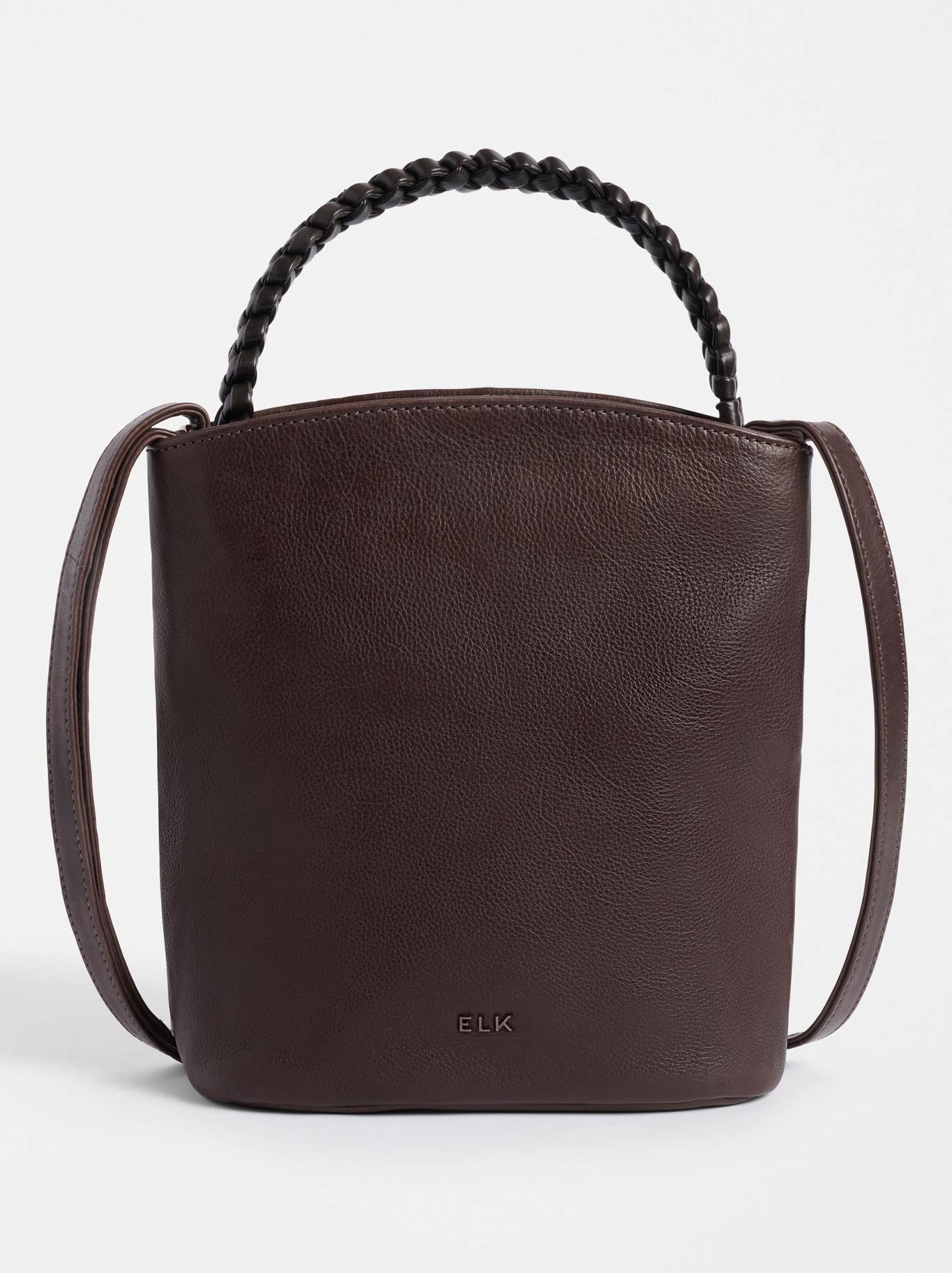 Image of Bags. Product name - Elk Bolenn Crossbody in Espresso colour by brand - Elk