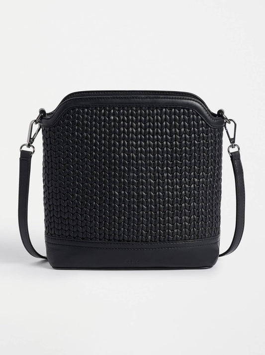 Image of Bags. Product name - Elk Ledde Crossbody in Black colour by brand - Elk