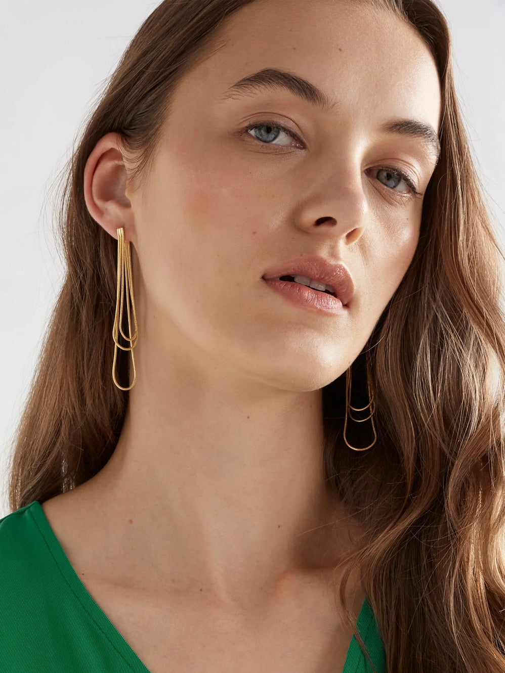 Elk Lans Drop Earring (Gunmetal)